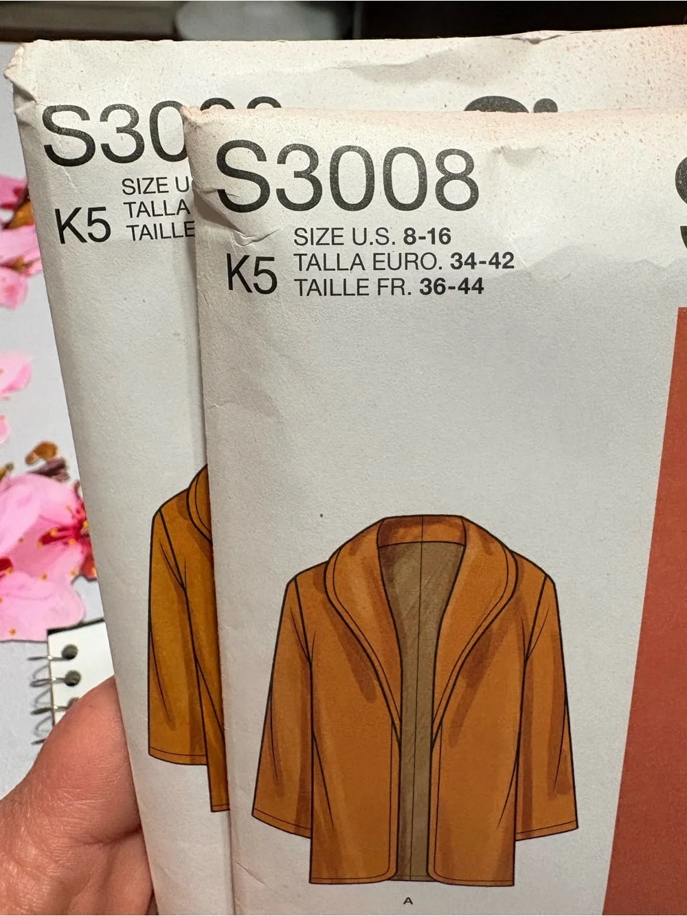 BN UNCUT SIMPLICITY 3008 K5 Coat sewing pattern